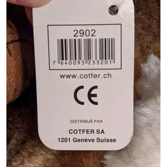 St. Bernard Dog Backpack Plush Tags Cotfer Geneve Swiss Collection Bag Toddler - Picture 12 of 14